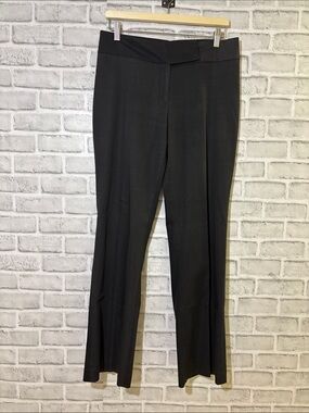 Della Spiga Italy Women's Black Tailored Straight  Trousers, size 10